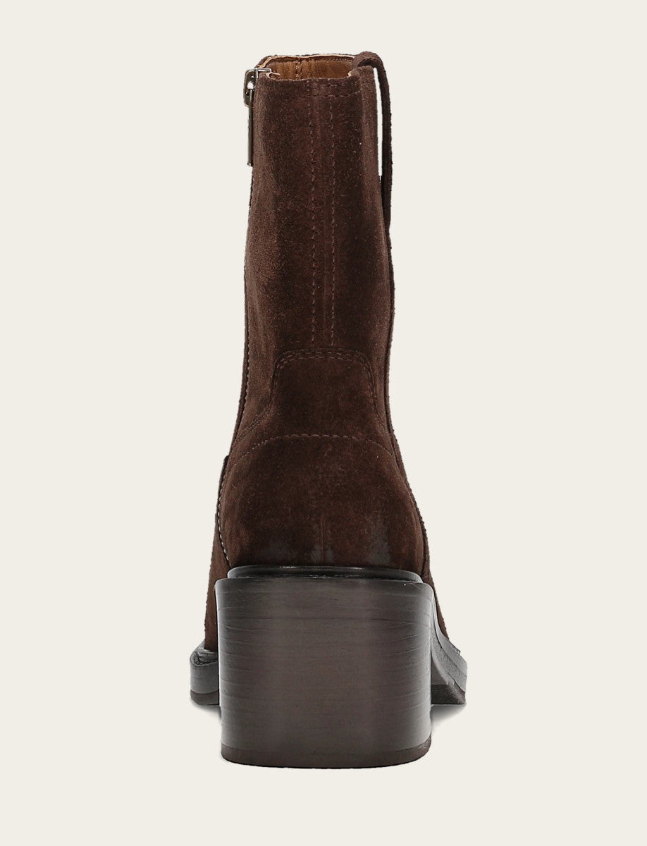 Women's Chocolate Kate Short Inside Zip Boot | Frye Chocolate