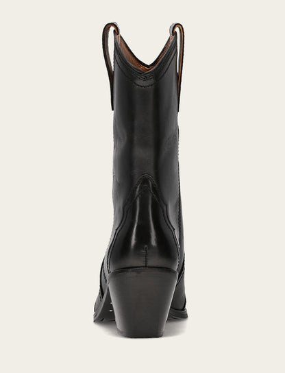 Women's Black Sara Wingtip Stud Boot | Frye Black