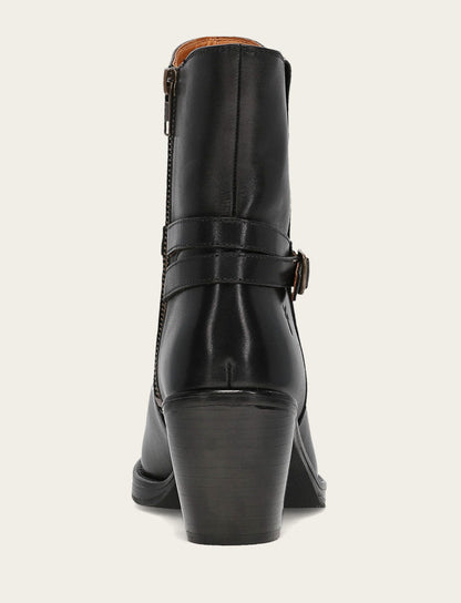 Women's Black Rylee Belted Inside Zip Boot | Frye Black