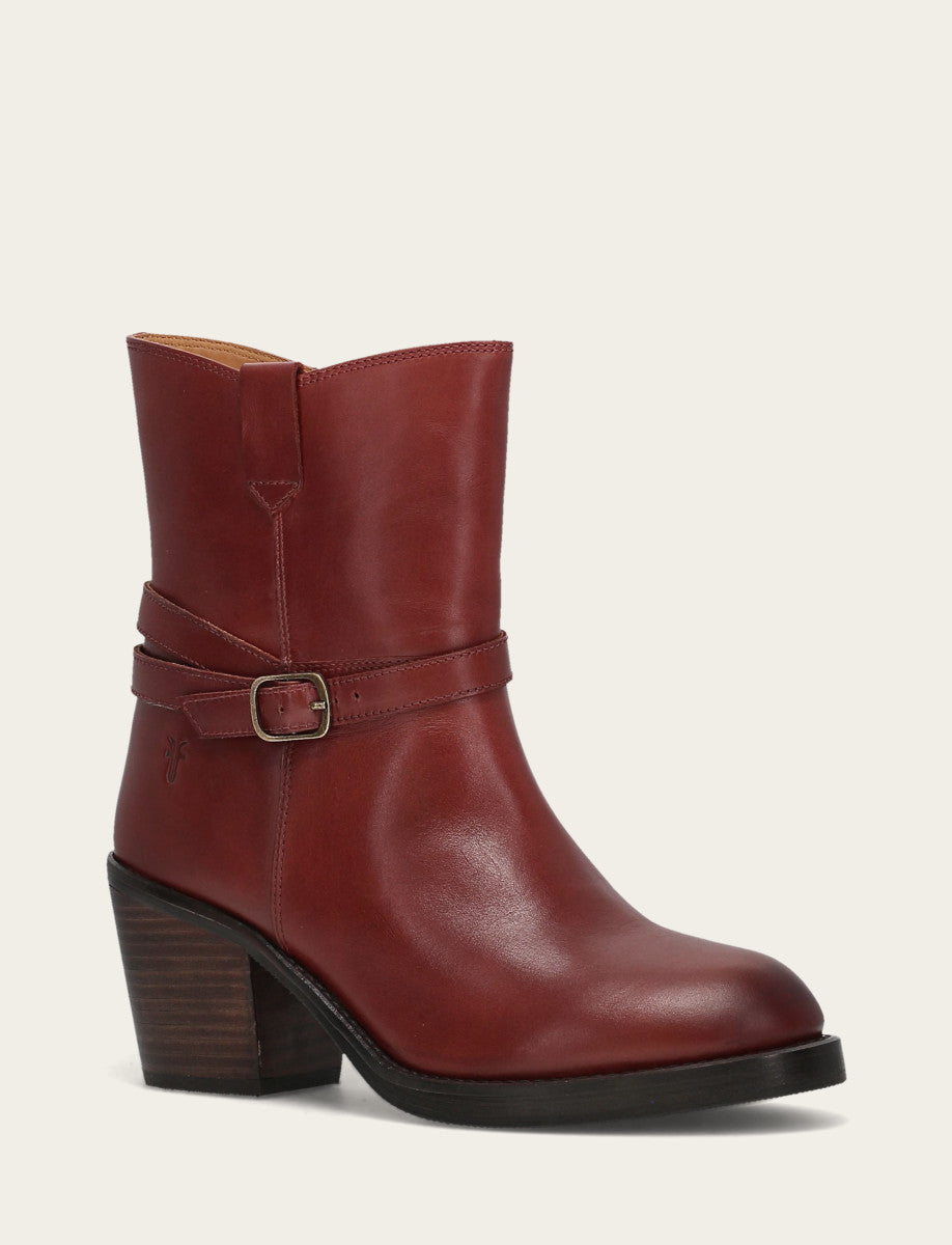 Women's Cranberry Rylee Belted Inside Zip Boot | Frye Cranberry