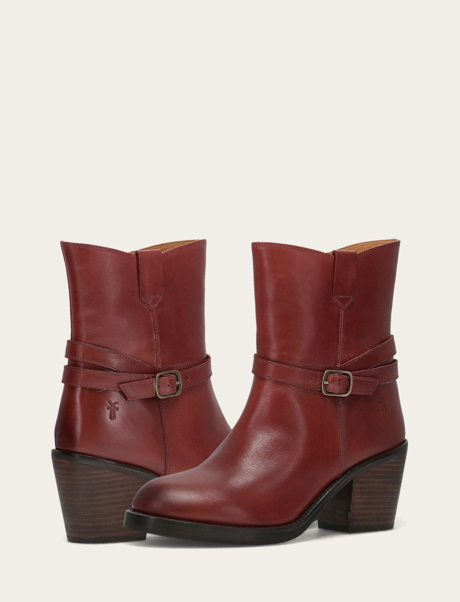 Women's Cranberry Rylee Belted Inside Zip Boot | Frye Cranberry