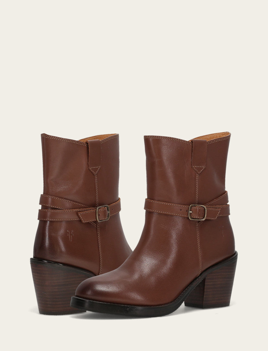 Women's Walnut Rylee Belted Inside Zip Boot | Frye Walnut