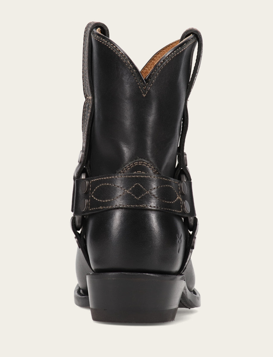 Women's Black Billy Short Harness Booties | Frye Black