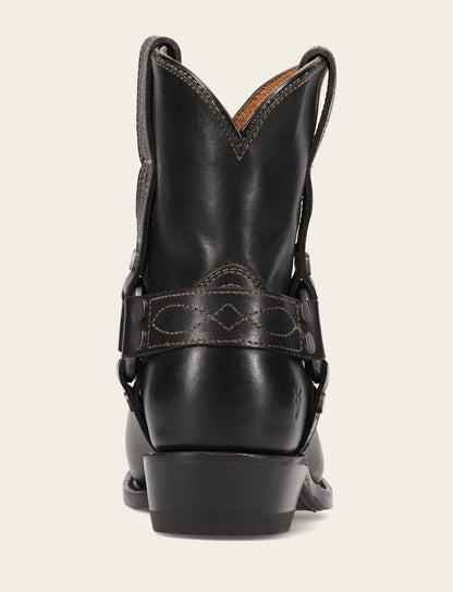 Women's Black Billy Short Harness Booties | Frye Black