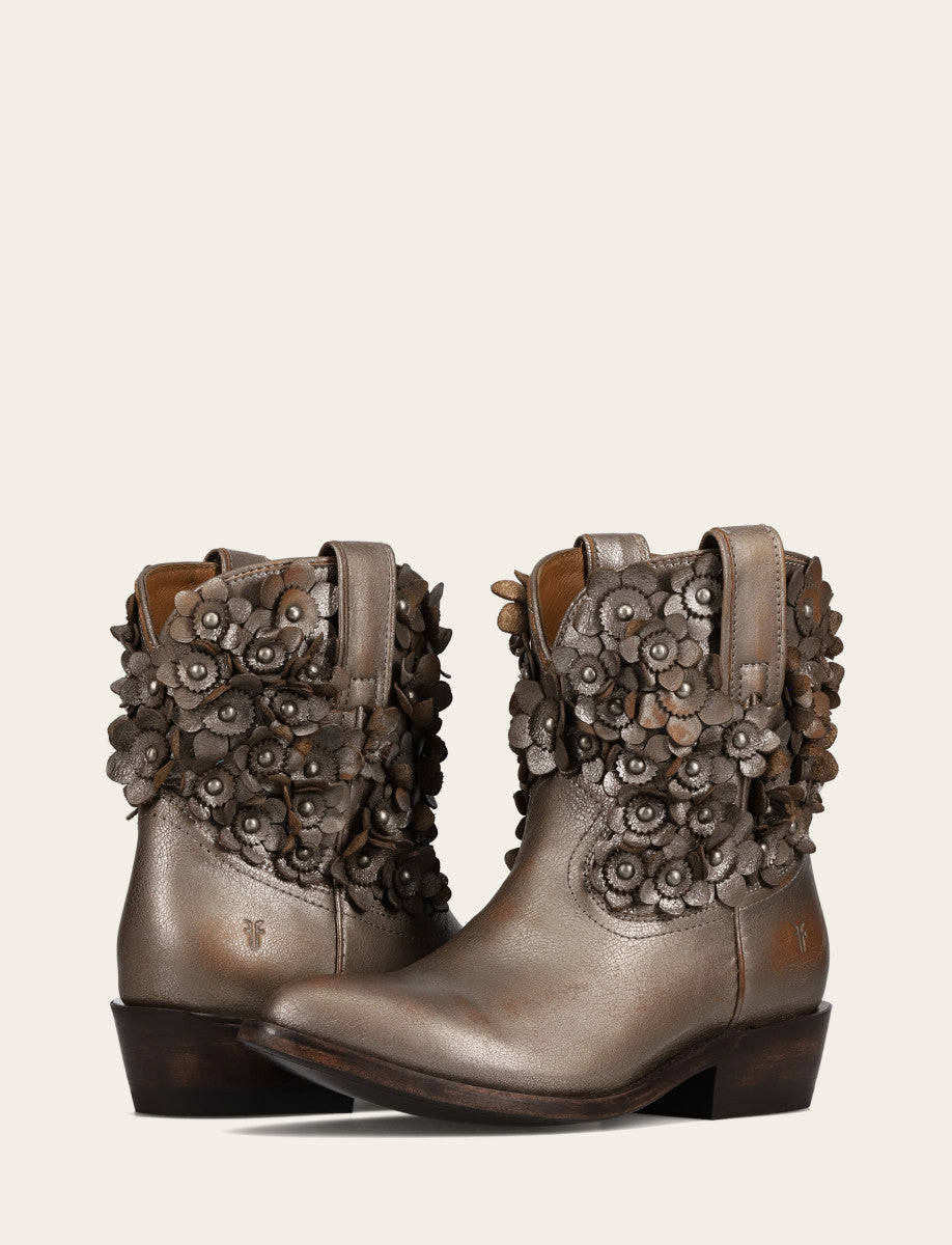 Women's Metallic Stone Billy Flower Boot | Frye Metallic Stone