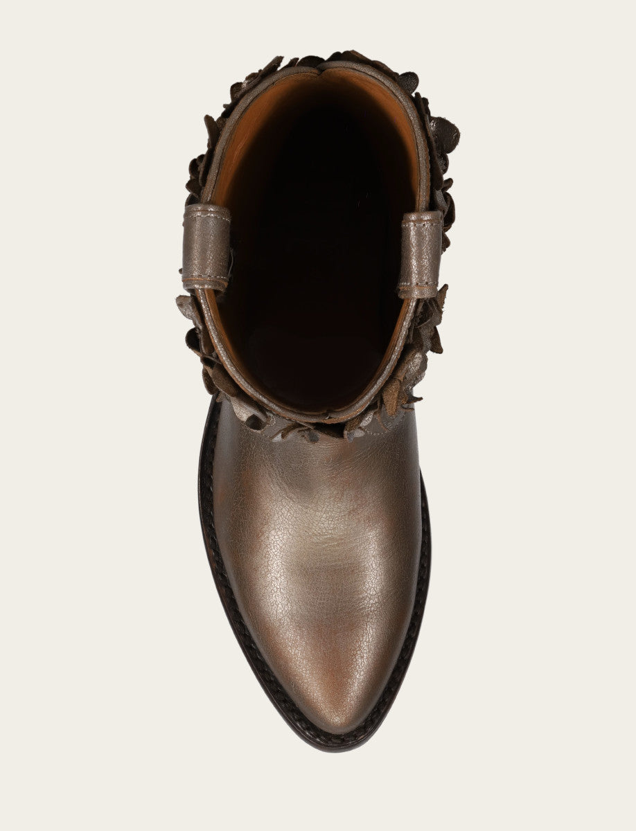 Women's Metallic Stone Billy Flower Boot | Frye Metallic Stone