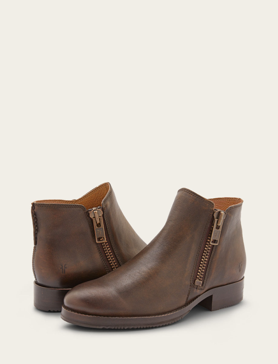 Women's Dark Brown Madison Moto Shooties | Frye Dark Brown