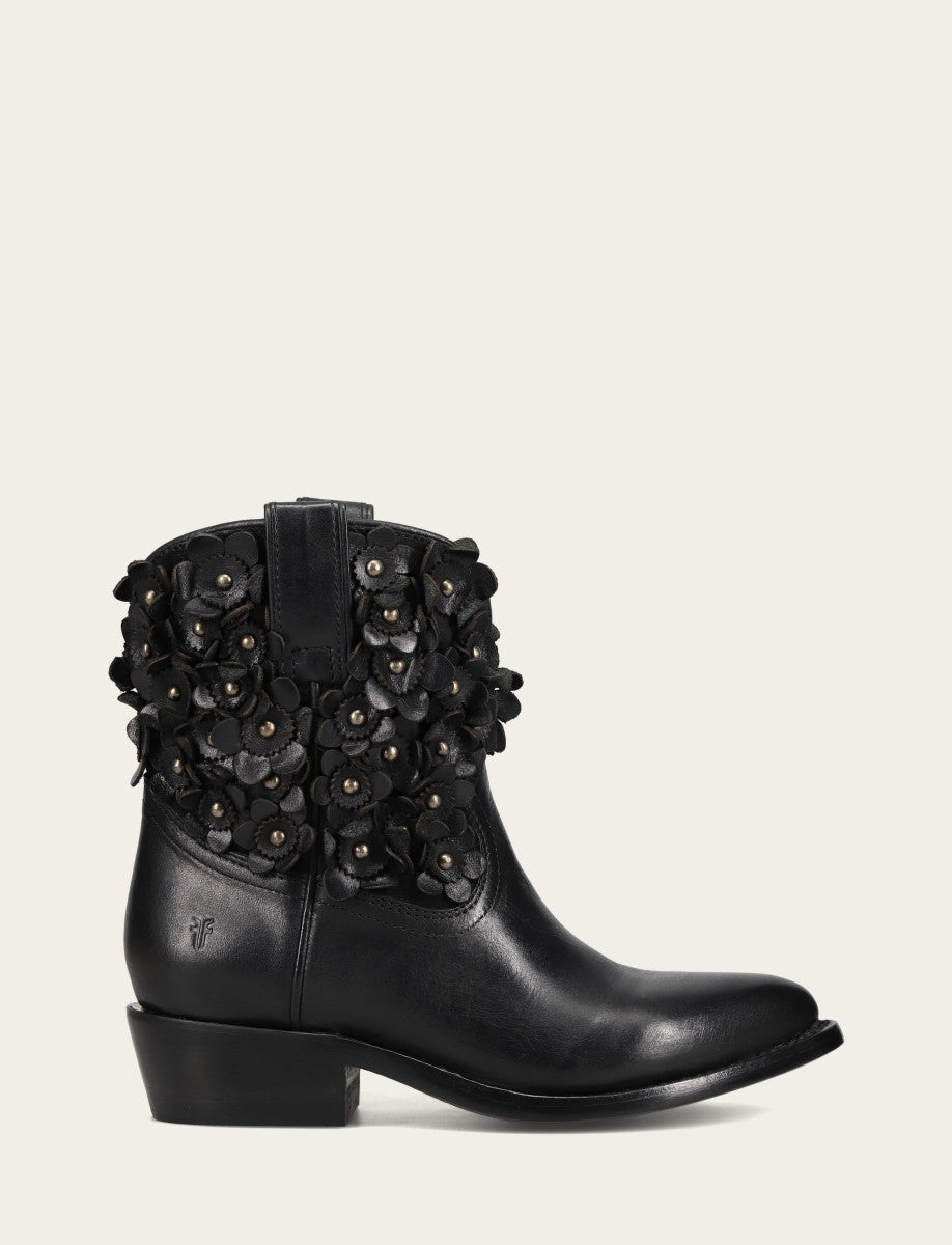 Women's Black Billy Flower Boot | Frye Black