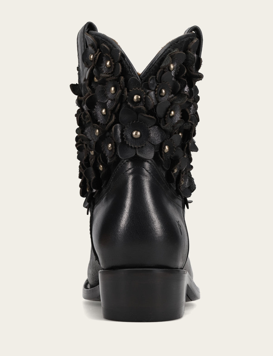 Women's Black Billy Flower Boot | Frye Black
