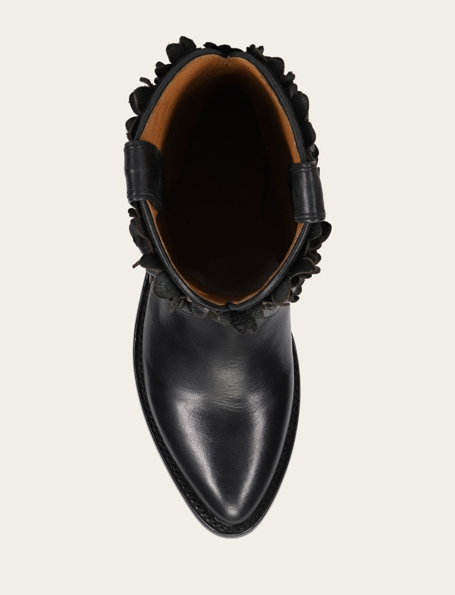 Women's Black Billy Flower Boot | Frye Black