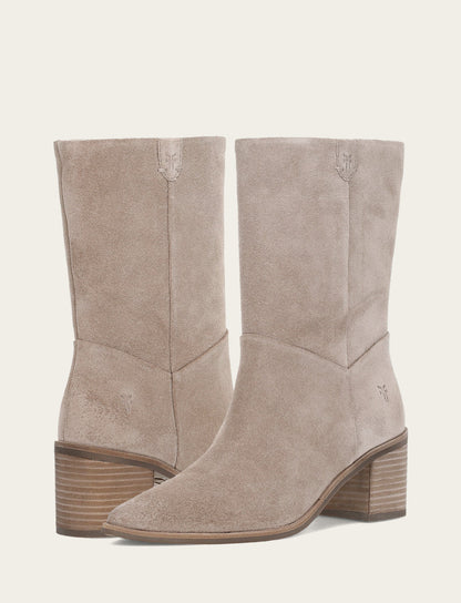 Women's Taupe Sadie Softy Mid Booties | Frye Taupe