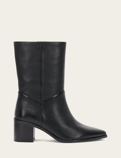 Women's Black Sadie Softy Mid Booties | Frye Black