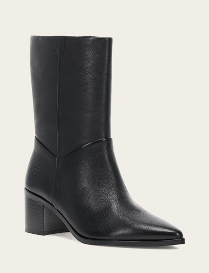 Women's Black Sadie Softy Mid Booties | Frye Black