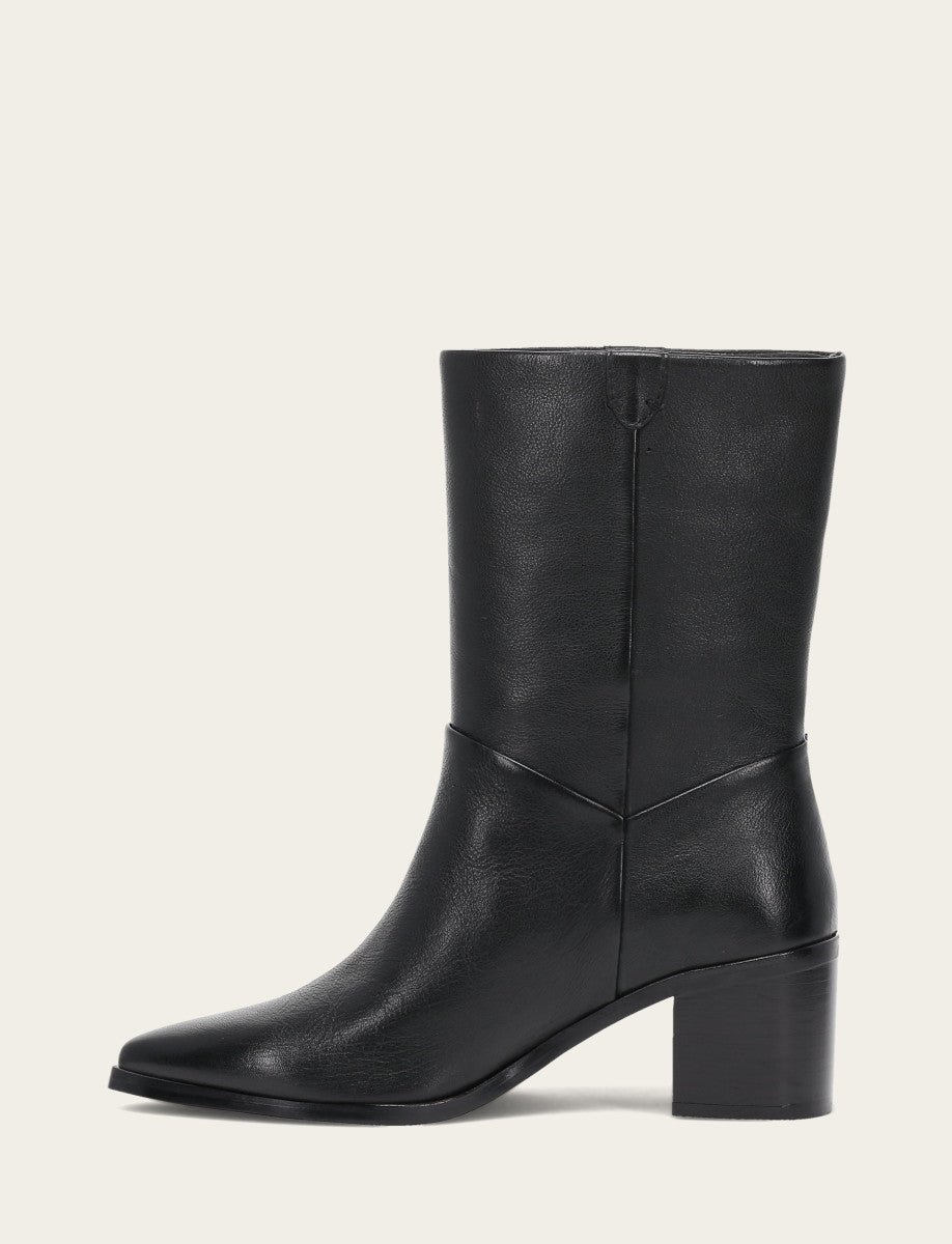 Women's Black Sadie Softy Mid Booties | Frye Black