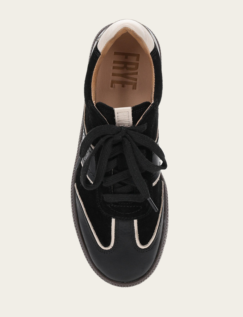 Women's Black Milly Low Lace Sneakers | Frye Black