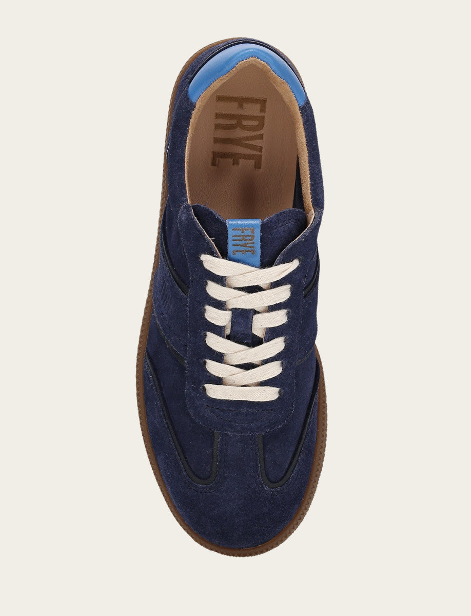 Women's Ink/cobalt Milly Low Lace Sneaker | Frye Ink/cobalt