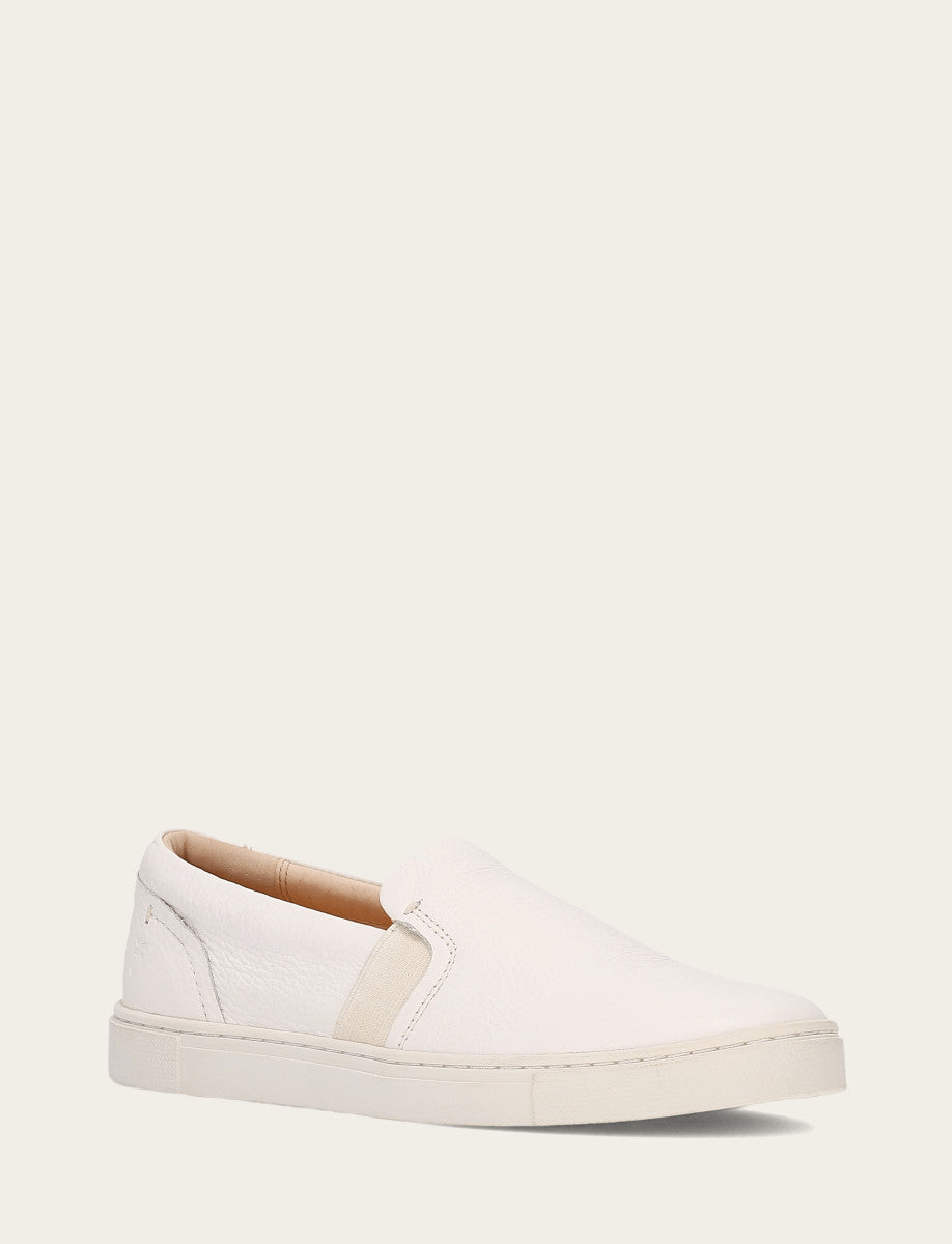 Women's White Ivy Slip On Sneakers | Frye White