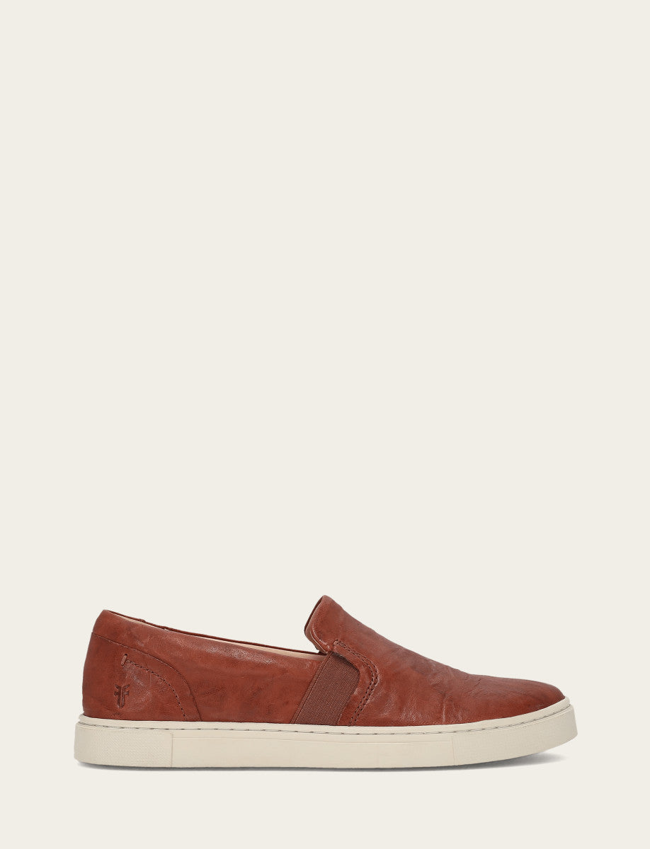 Women's Cognac Ivy Slip On Sneakers | Frye Cognac