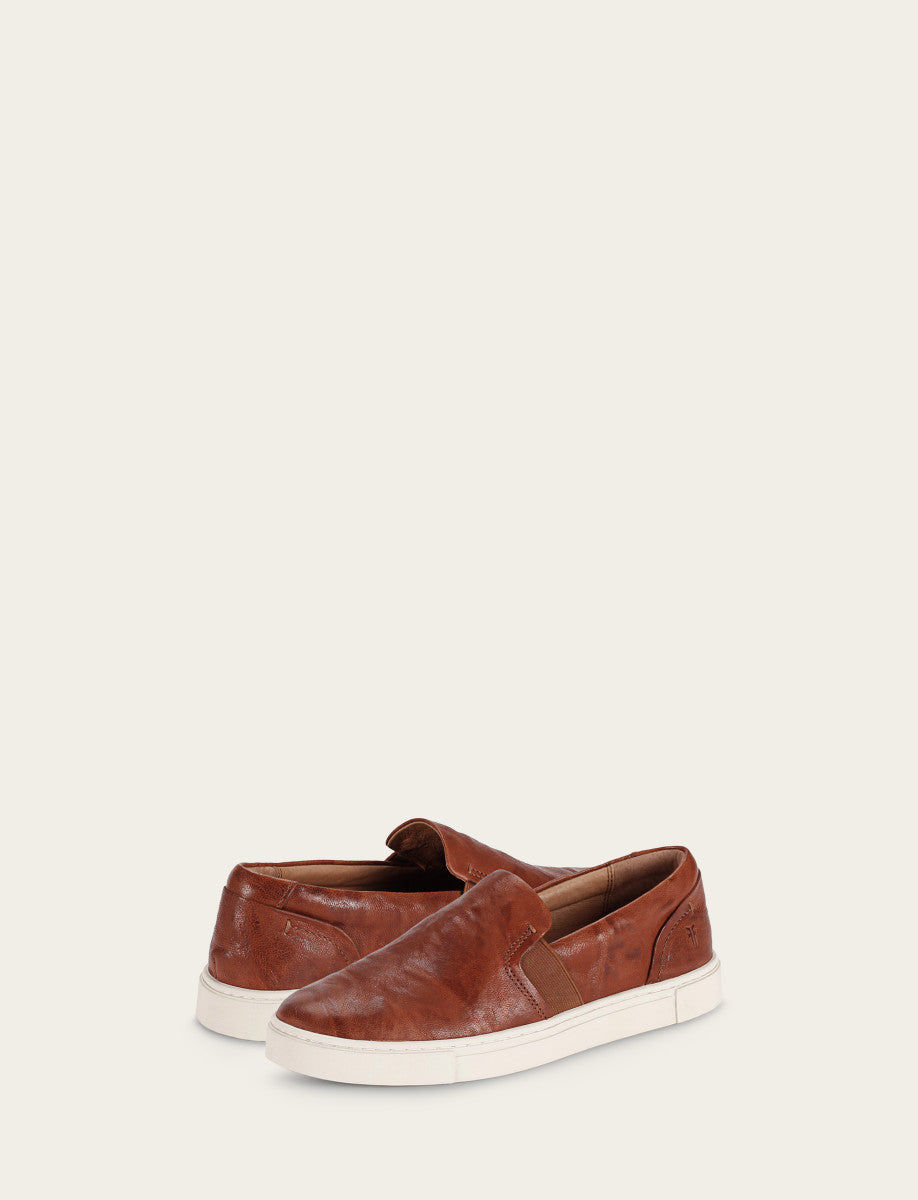 Women's Cognac Ivy Slip On Sneakers | Frye Cognac