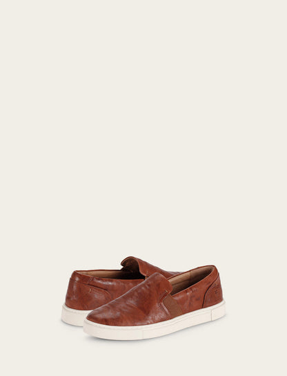 Women's Cognac Ivy Slip On Sneakers | Frye Cognac