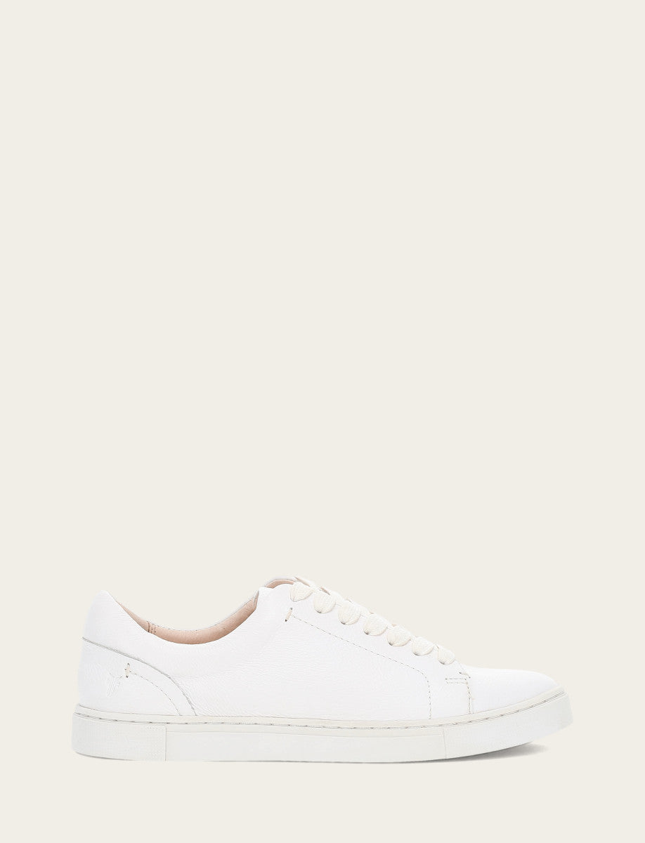 Women's White Ivy Low Lace Sneakers | Frye White