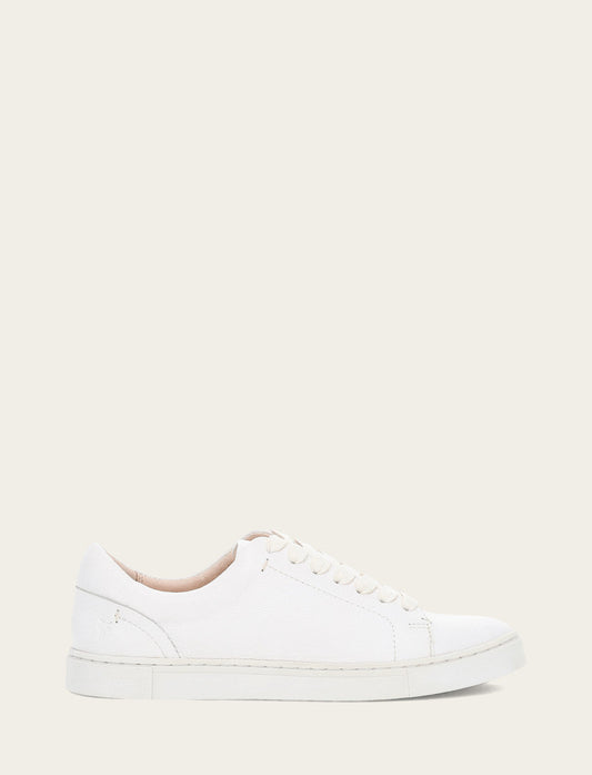 Women's White Ivy Low Lace Sneakers | Frye White