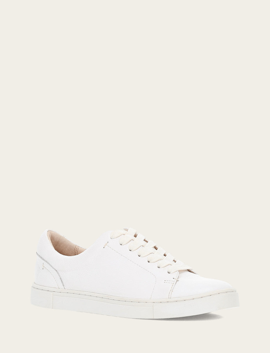 Women's White Ivy Low Lace Sneakers | Frye White