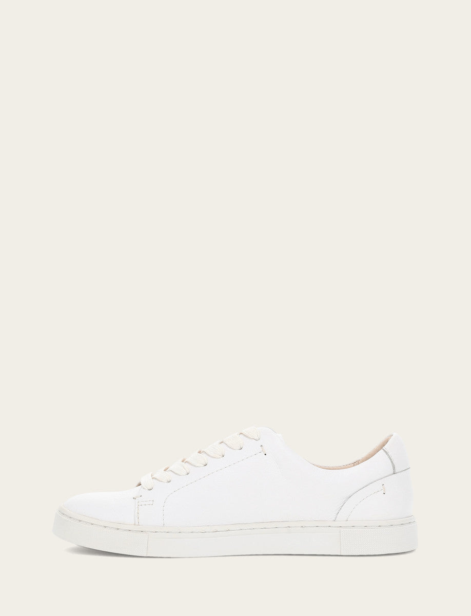 Women's White Ivy Low Lace Sneakers | Frye White