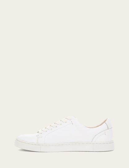 Women's White Ivy Low Lace Sneakers | Frye White
