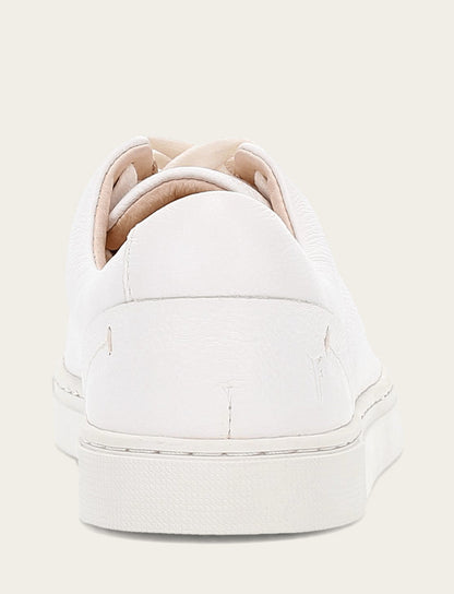 Women's White Ivy Low Lace Sneakers | Frye White