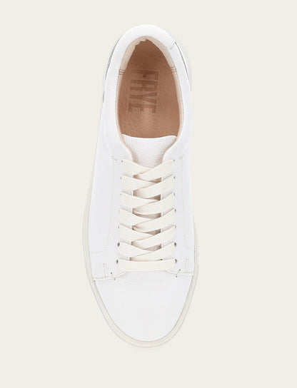 Women's White Ivy Low Lace Sneakers | Frye White