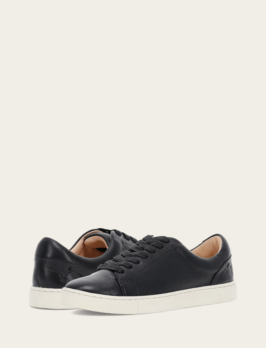 Women's Black Ivy Low Lace Sneakers | Frye Black
