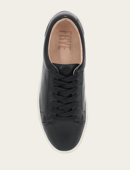 Women's Black Ivy Low Lace Sneakers | Frye Black