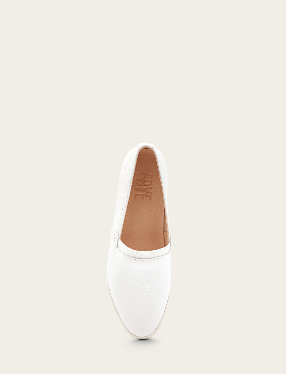 Women's White Melanie Slip On Sneakers | Frye White