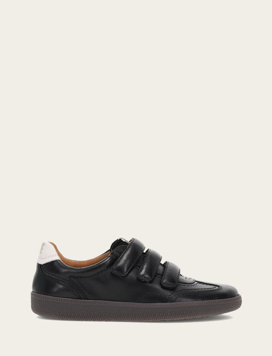 Women's Black Milly 3 Strap Sneakers | Frye Black