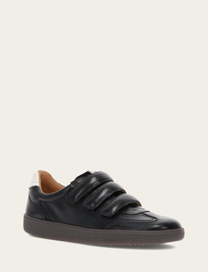 Women's Black Milly 3 Strap Sneakers | Frye Black