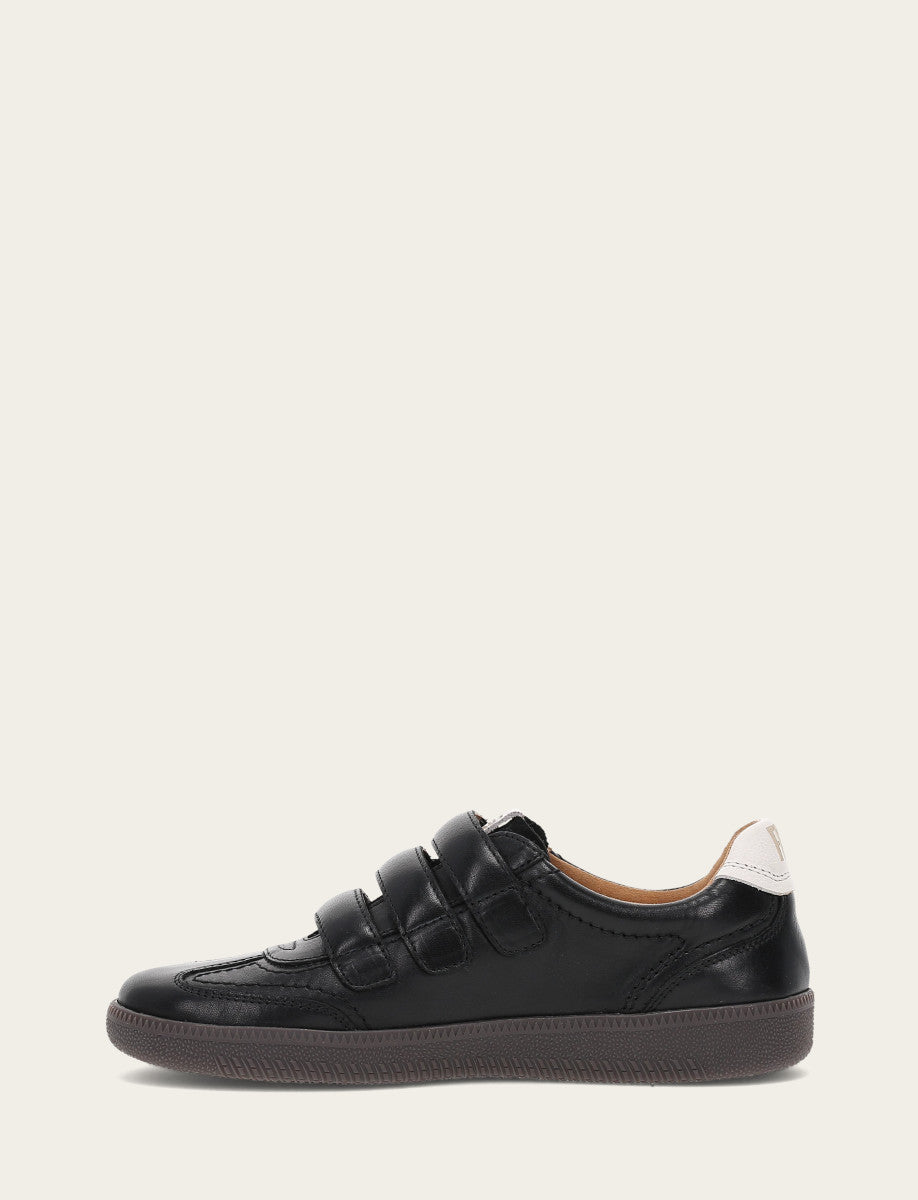 Women's Black Milly 3 Strap Sneakers | Frye Black