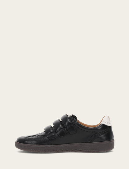 Women's Black Milly 3 Strap Sneakers | Frye Black