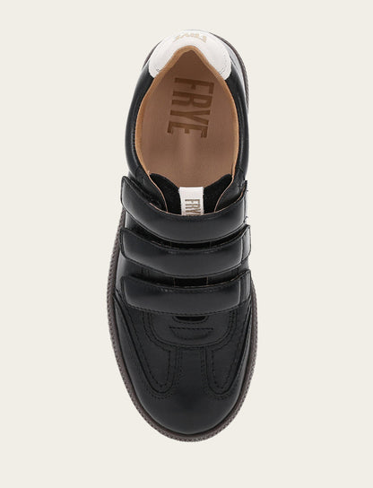Women's Black Milly 3 Strap Sneakers | Frye Black
