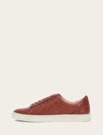 Women's Cognac Ivy Low Lace Sneakers | Frye Cognac