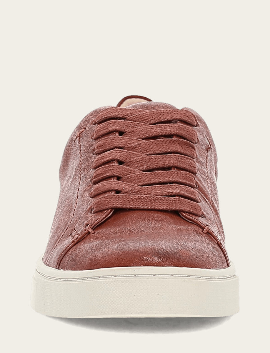 Women's Cognac Ivy Low Lace Sneakers | Frye Cognac
