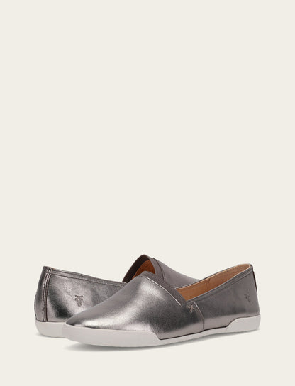 Women's Dark Pewter Melanie Slip On Sneakers | Frye Dark Pewter