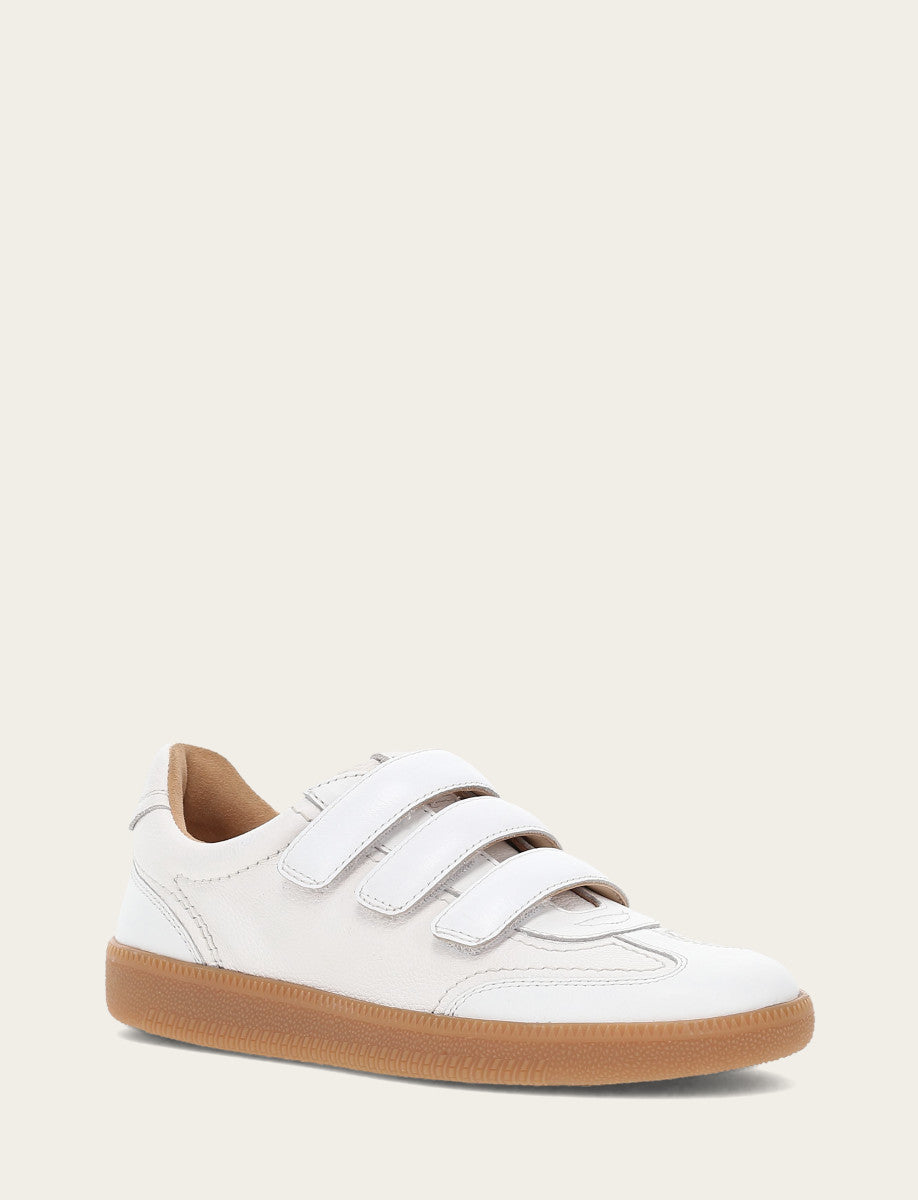 Women's White Milly 3 Strap Sneakers | Frye White