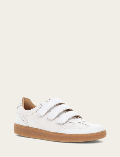 Women's White Milly 3 Strap Sneakers | Frye White