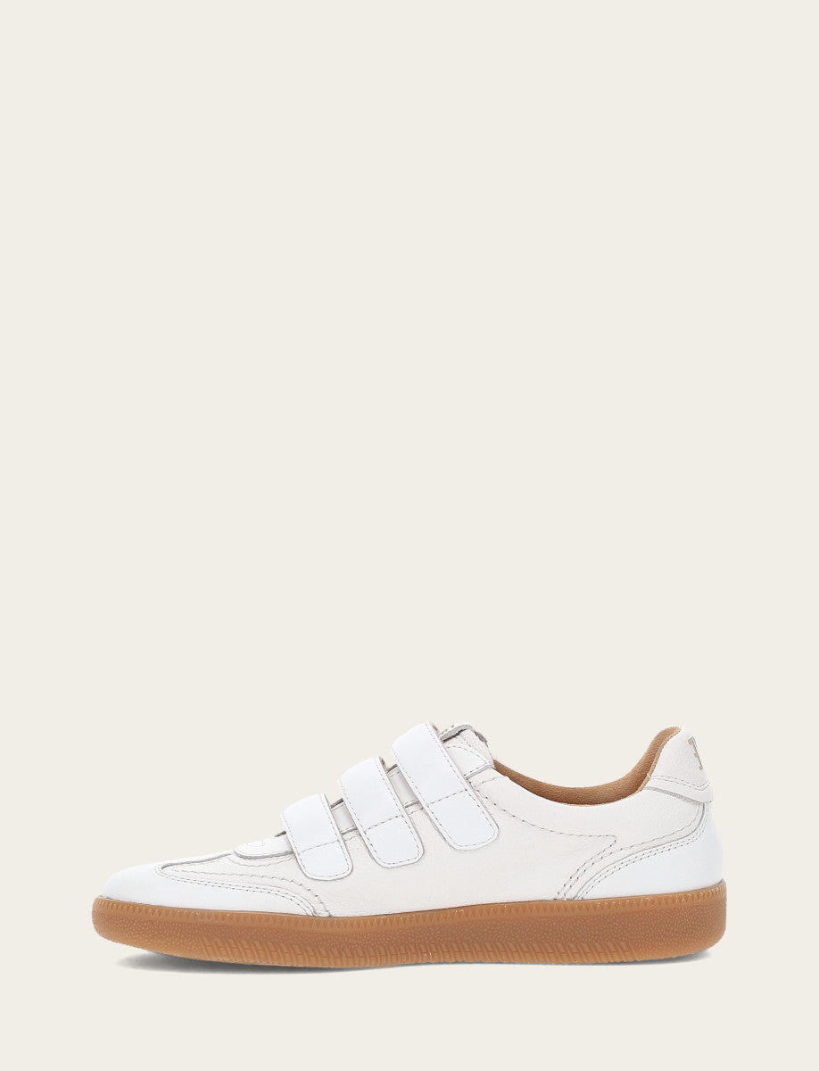 Women's White Milly 3 Strap Sneakers | Frye White