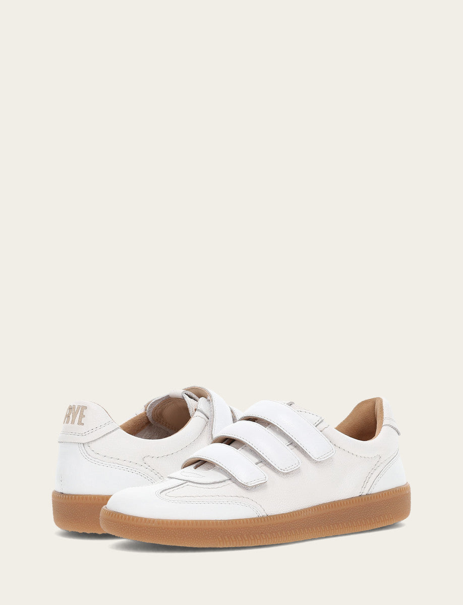 Women's White Milly 3 Strap Sneakers | Frye White