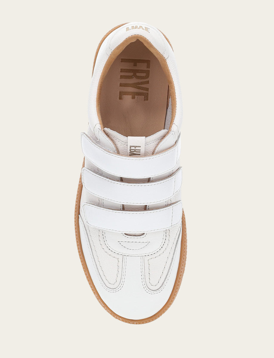 Women's White Milly 3 Strap Sneakers | Frye White