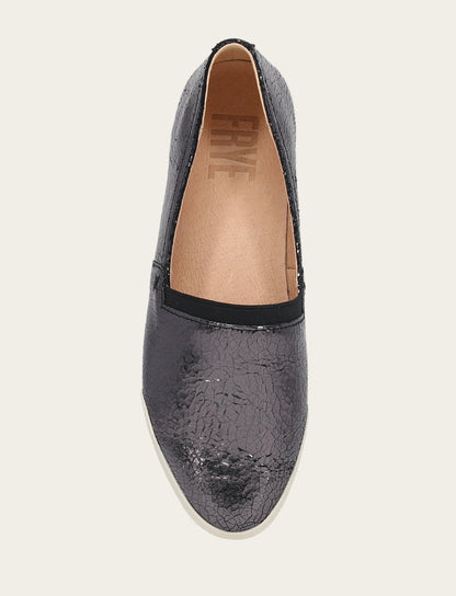 Women's Pewter Mirror Melanie Slip On Sneakers | Frye Pewter Mirror