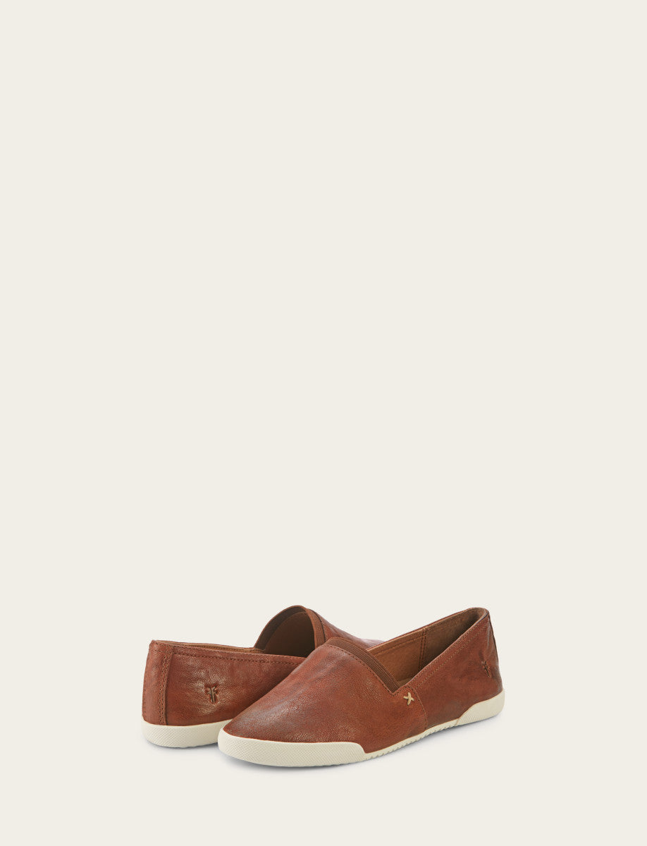 Women's Cognac Melanie Slip On Sneakers | Frye Cognac