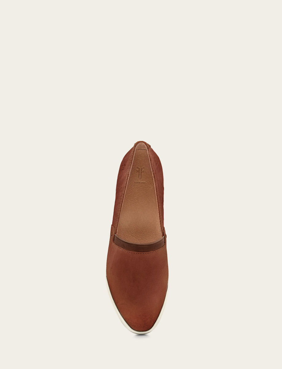 Women's Cognac Melanie Slip On Sneakers | Frye Cognac